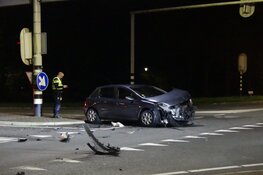 Gewonde en veel schade bij ongeval op Westerweg