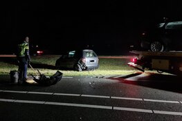 Politie geeft auto stopteken waardoor ongeluk ontstaat