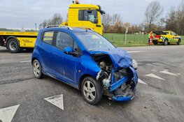 Veel schade bij ongeval in Schagen