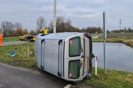 Veel schade bij ongeval in Schagen