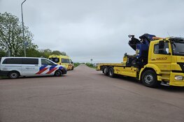 Automobilist raakt van de weg in Sint Maarten