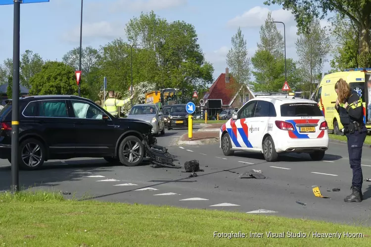 Veel schade bij ongeval in Schagen