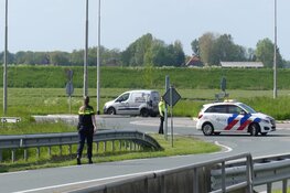 Kop-staartbotsing op N245 bij Schagen