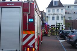 Brandweer gearriveerd bij hotel in Schagen