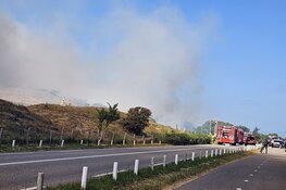 Duinbrand in Sint Maartensvlotbrug