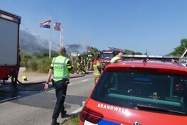 Duinbrand in Sint Maartensvlotbrug