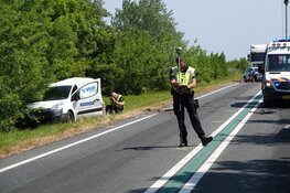 Veel schade en gewonde bij ongeval met drie auto`s op N99