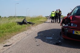 Motorrijder gewond bij ongeval in Burgerbrug