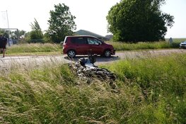 Motorrijder gewond bij ongeval in Burgerbrug