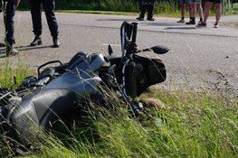 Motorrijder gewond bij ongeval in Burgerbrug