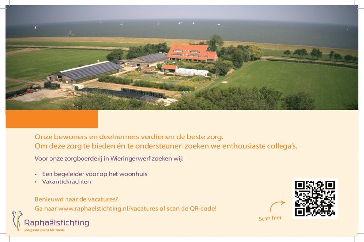 Vacatures bij zorgboerderij Dijkgatshoeve