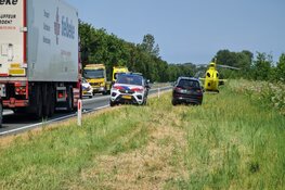 Motorrijder zwaargewond bij ongeval op N99