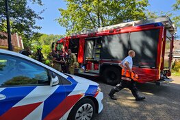 Meisje vast in trap van natuurwater, brandweer ter plekke