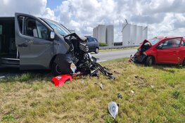 Groot ongeluk bij 't Zand, N9 dicht