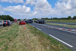 Groot ongeluk bij 't Zand, N9 dicht