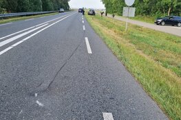 N9 richting Den Helder afgesloten na ongeval, twee gewonden