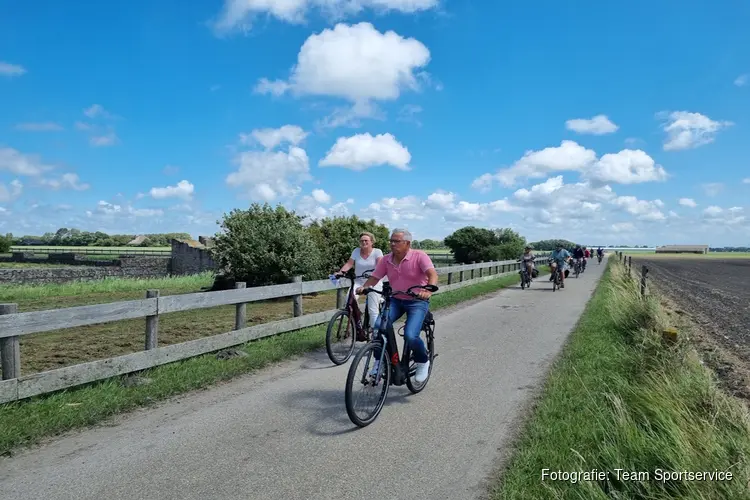 Doortraproute Tuitjenhorn verreden tijdens zonnige Fiets- en Ontdekdag