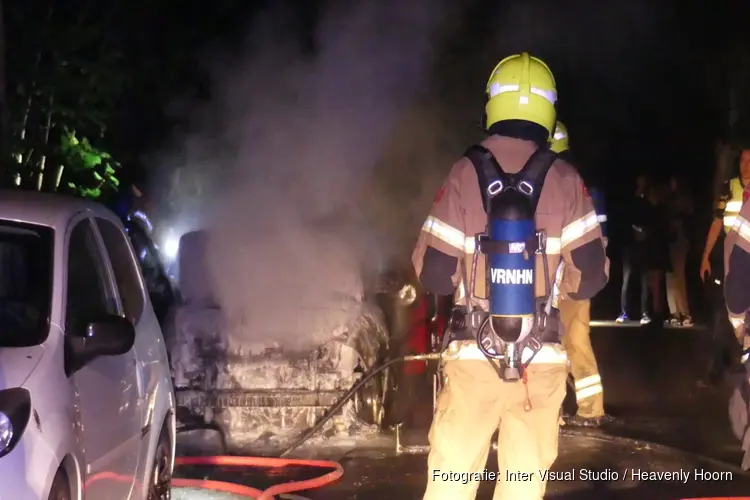 Auto in brand in Schagerbrug