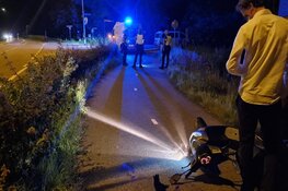 Gewonde bij ongeluk op fietspad Warmenhuizen