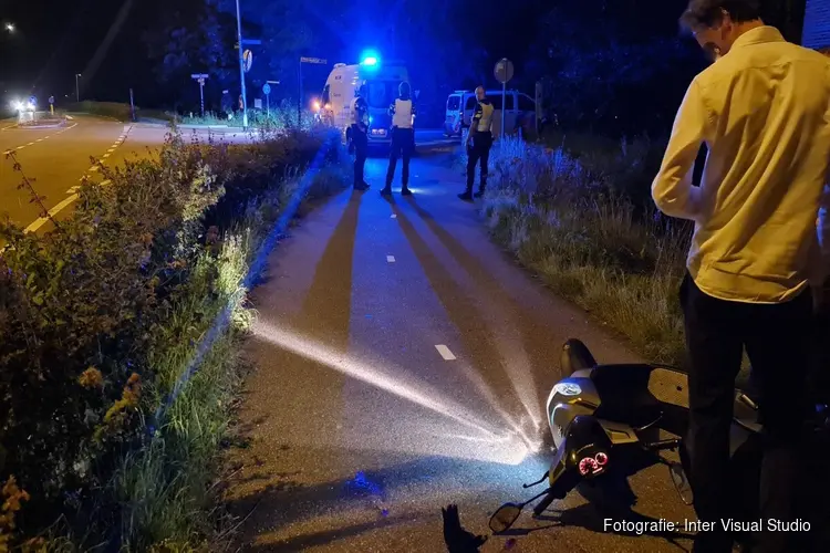 Gewonde bij ongeluk op fietspad Warmenhuizen