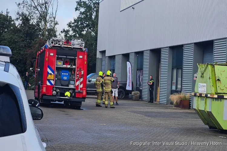 Brandmelding bij houtbewerkingsbedrijf in Schagen