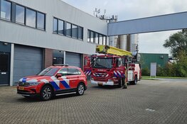 Brandmelding bij houtbewerkingsbedrijf in Schagen