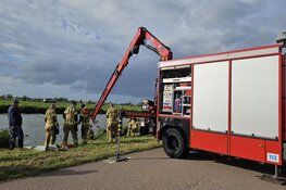 Brandweer weet paard uit water te redden