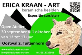 Open Atelier dagen Erica Kraan - Art 30 september en 1 oktober