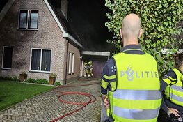 Brand in aanbouw van woning in Schagen