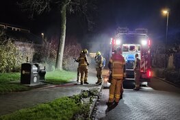 Brand in ondergrondse container