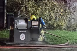Brand in ondergrondse container