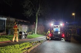 Brand in ondergrondse container
