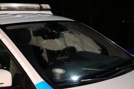 Ongeval met politieauto op N9 bij Schagerbrug