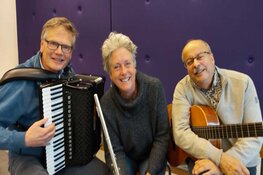 Zaterdag 27 januari trio Dubbel & Dwars in het Cultuurkerkje