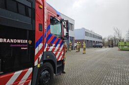 'Vreemde geur' in bedrijfspand Schagen