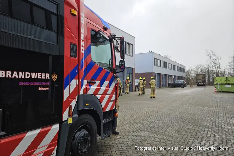 'Vreemde geur' in bedrijfspand Schagen