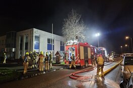 Flinke brand bij bedrijf in Schagen