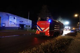 Flinke brand bij bedrijf in Schagen