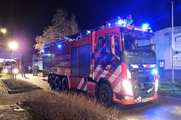 Flinke brand bij bedrijf in Schagen