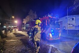 Flinke brand bij bedrijf in Schagen