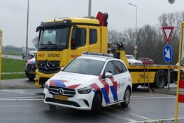 Auto te water in Schagerbrug