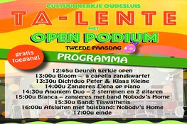 2e paasdag Ta-Lente in het Cultuurkerkje Oudesluis