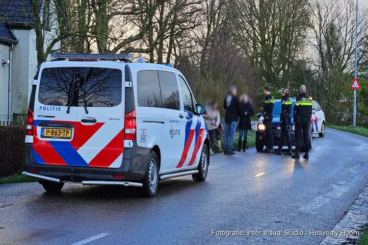 Botsing tussen auto en scooter in Schagen
