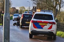 Botsing tussen auto en scooter in Schagen