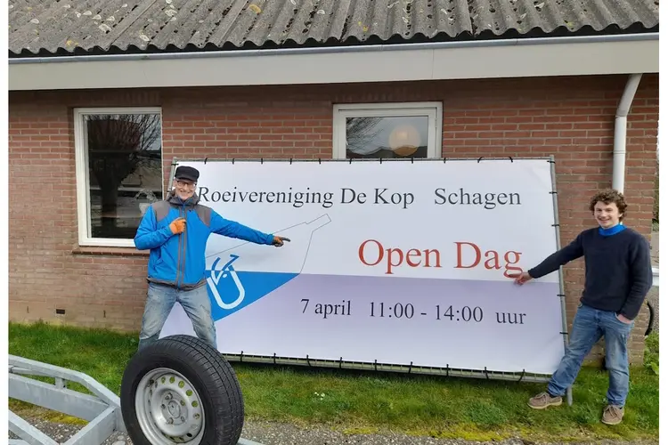 Open dag Roeivereniging De Kop op zondag  7 april 2024 van 1100- 1400 uur