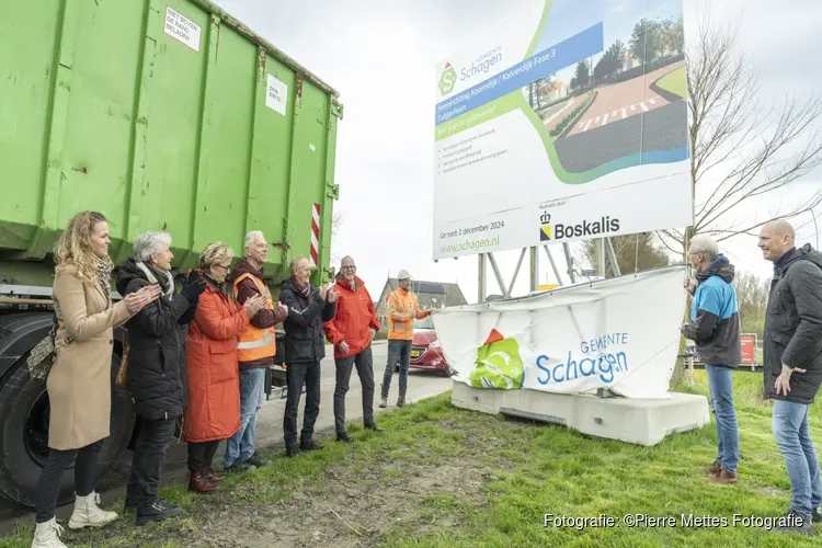 Bouwbord onthuld voor deelgebied 3 in Tuitjenhorn
