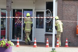 Brandmelding bij supermarkt in 't Zand