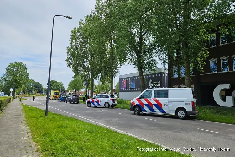 Kop staart botsing met drie auto's in Schagen
