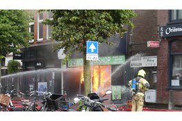Brand in elektronicawinkel in Schagen