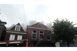 Brand in elektronicawinkel in Schagen